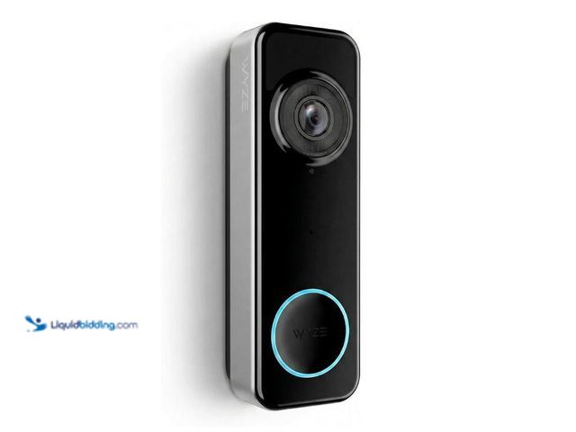 Lot 49-2024376 - Wyze Wireless Battery Video Doorbell, HD Plus Video, 2-Way Audio, Night Vision, Wi-Fi. Model # WVDB-...