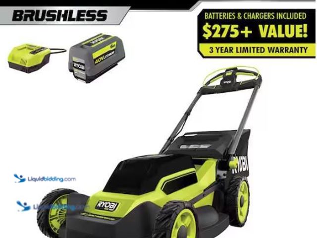 Lot 49-1514665 - DEWALT 40V HP Brushless 20 in. Cordless Electric Battery Walk Behind Self-Propelled Lawn Mower with ...