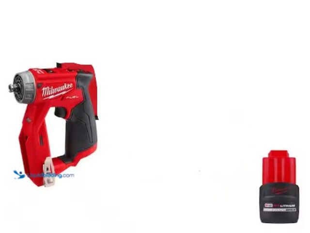 Lot 49-3612889 - Milwaukee M12 FUEL 12V Li-Ion Brushless Cordless 4-in-1 Installation 3/8 in. Drill Driver with High ...