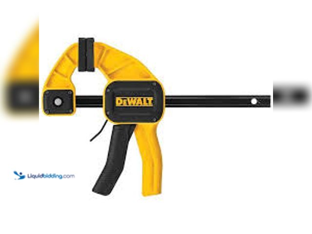 Lot 49-5489058 - DEWALT 6 in. 300 lbs. Trigger Clamp with 3-1/4 in. Throat Depth. Model # DWHT83192. New