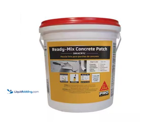 Lot 49-2006424 - Sika 1 Gal. Ready-Mix Concrete Patch and Repair, Textured Concrete Patch, Model # 7116140, Unused.  ...