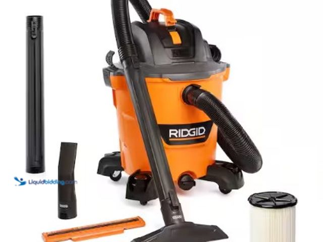 Lot 49-3615744 - RIDGID 12 Gal. 5.0 Peak HP NXT Shop Vacuum Wet Dry Vac with General Debris Filter, Locking Hose and ...