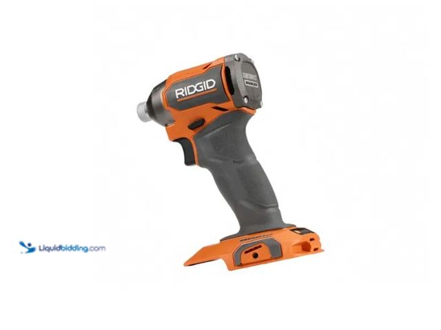 Lot 49-5574027 - RIDGID
18V SubCompact Brushless Cordless Impact Driver. Model # R872311K. Tool only. No attachment.