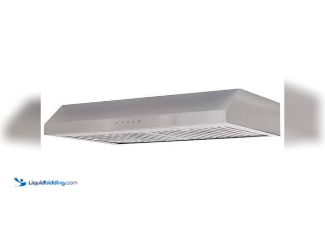 Lot 49-3565928 - Vissani 30 in. 340CFM Convertible Under Cabinet Range Hood in Stainless Steel. Model # 1806A7/GE05(7...