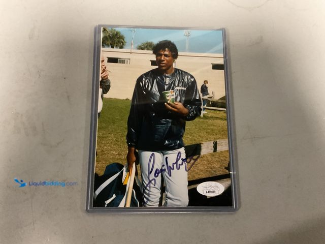 Lot 49-1505942 - WOW! AUTOGRAPHED 6X9 BY THE ONE AND ONLY LOU WHITAKER WITH JSA COA. AMAZING AUTOGRAPH FOR ANY COLLEC...