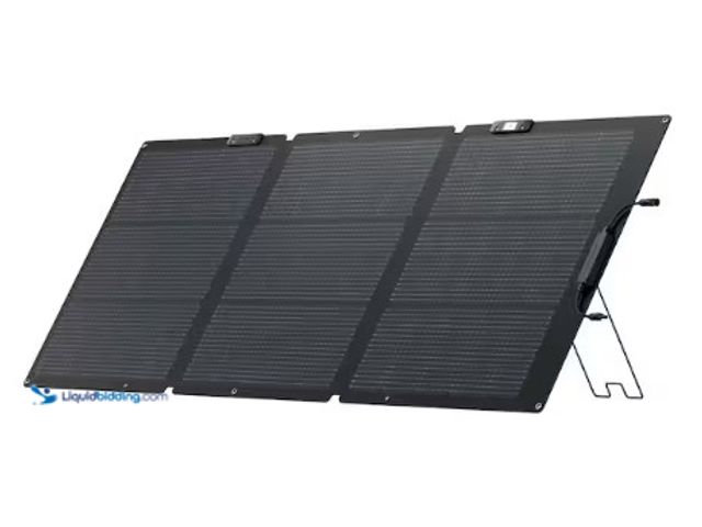 Lot 49-3612969 - EcoFlow 45-Watt TOPCon Portable Solar Panel Up to 25% Conversion Rate, IP68, Ideal Solar Power Sourc...