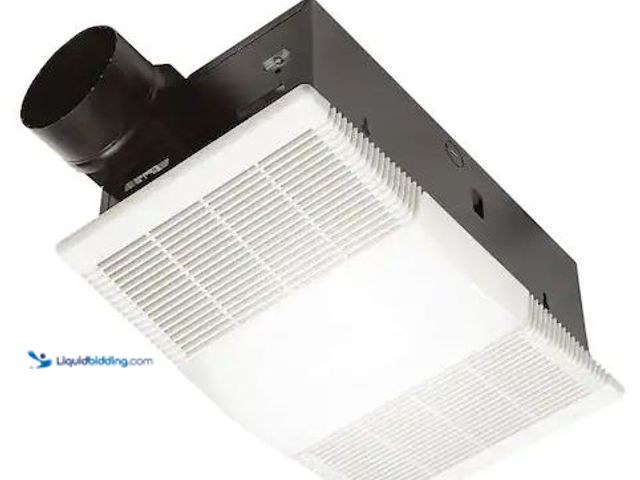 Lot 49-5478731 - Broan-NuTone
80 CFM Ceiling Bathroom Exhaust Fan with Light and 1300-Watt Heater 
Internet # 30763...
