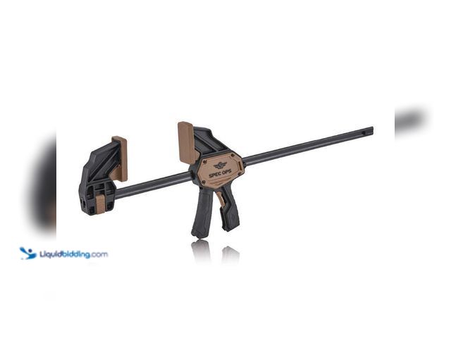Lot 49-5410930 - SPEC OPS Trigger Clamp for Woodworking 19 in. Large 1-Handed Bar Clamp/Spreader Heavy Duty. [