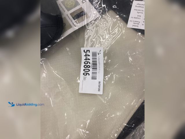 Lot 49-5446806 - Black Leather Car Seat Cover with Round Chucks, Removal Free Buckle and Metal/Plastic Hooks. Item is...