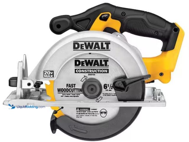 Lot 49-1550366 - DEWALT 20V MAX Cordless 6.5 in. Sidewinder Style Circular Saw (Tool Only), Model # DCS391B, Unused, ...