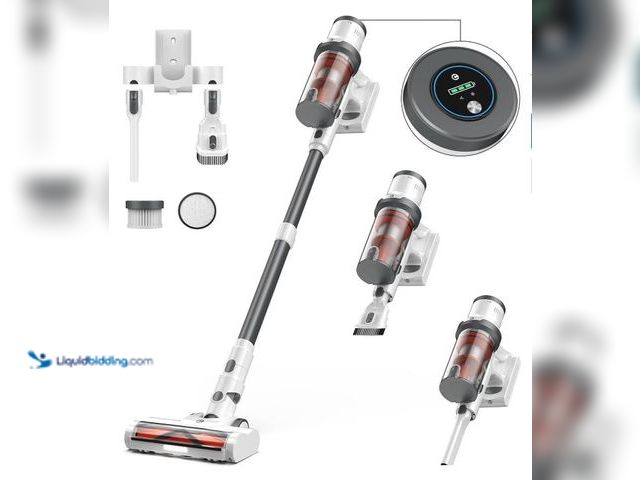 Lot 49-5436160 - Cordless Vacuum Cleaner, 30Kpa Vacuum Cleaners for Home, Max 45 Mins Runtime, Anti-Tangled Stick Vac...