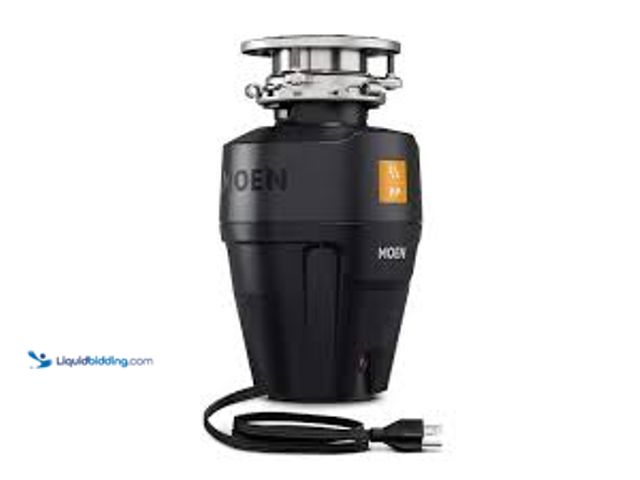 Lot 49-5450635 - MOEN Host Series 3/4-HP Continuous Feed Space Saving Garbage Disposal with Sound Reduction and Fast ...