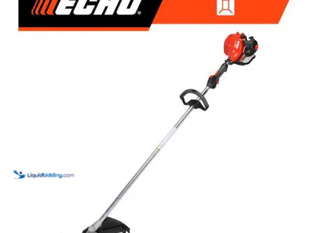 Lot 49-1627605 - ECHO 21.2 cc Gas 2-Stroke Straight Shaft String Trimmer Model # SRM-225, Slightly Used, Has Compress...