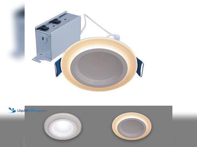 Lot 49-3617674 - HALO 4" Selectable CCT Night Light, 700 Lumens, Canless Install - Unused (Model # RLNL4079FSD2W1EWHD...