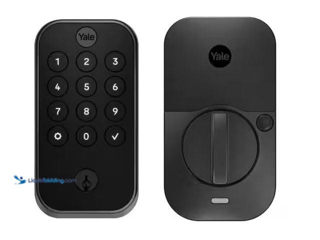 Serrure Connectée Yale YRD410 Assure Lock – Clavier Rétroéclairé, Finition Noir Antique, Deadbolt Inclus