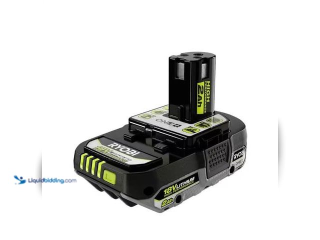 Lot 49-5547894 - RYOBI
ONE+ 18V 2.0 Ah Lithium-Ion HIGH PERFORMANCE Battery. Model # PBP003. Unused.