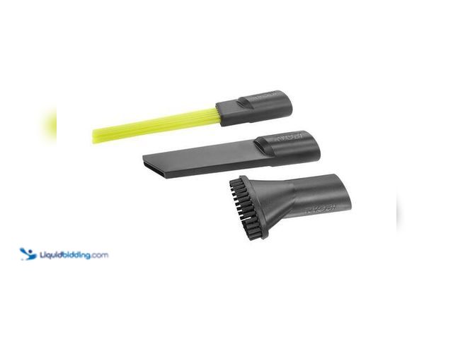 Lot 49-5446907 - RYOBI
Stick Vacuum Accessory Kit (3-Piece) PK of 2. Item is unused.