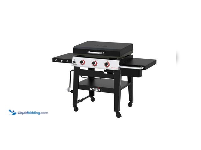 Lot 49-1535948 - Daytona™ 3-Burner Propane Gas Grill with Griddle Top, Model# 720-1057, Unused (fact pack)   Ref#HDPA...