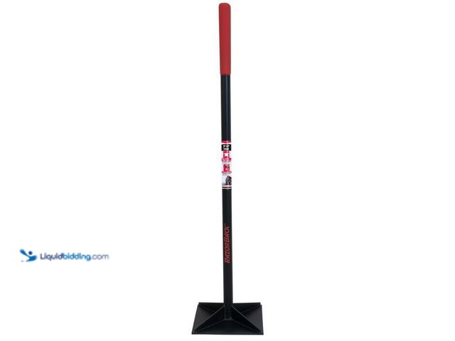 Lot 49-2024965 - Razor-Back 10 in. x 10 in. Steel Tamper. Model # 30005. MSRP $55. Slightly used, scuffs and scratche...