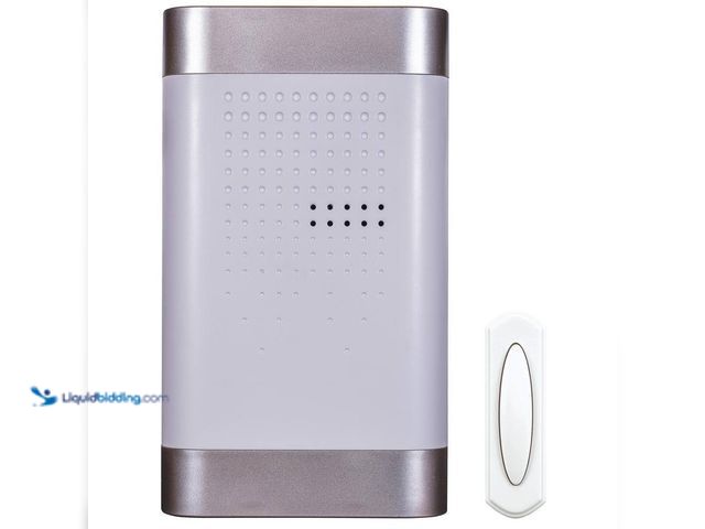 Lot 49-5405856 - Defiant
Wireless Battery Operated Doorbell Kit with Wireless Push Button, White and Nickel Unused