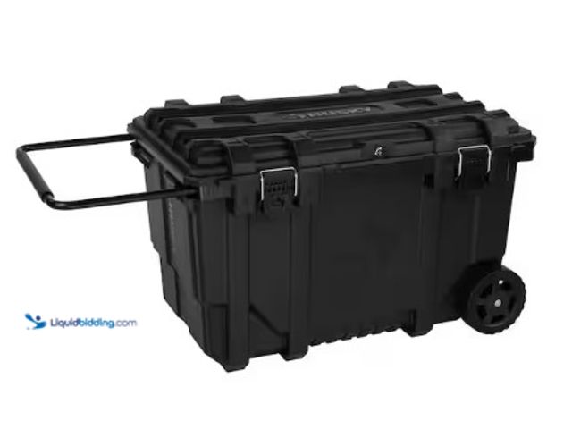 Lot 49-3631146 - Husky Black Large 37 in. Heavy Duty Rolling Toolbox with Tool Tray and Keyed Lock, Model # 999-8201,...