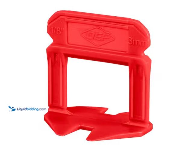 Lot 49-5580732 - QEP
LASH XL Red 1/8 in. W Plastic Clip Tile Leveling System (1,000-Pack). Store SKU # 1012166131. U...