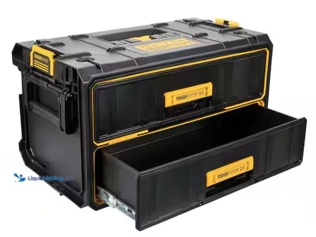 Lot 49-2000453 - DEWALT TOUGHSYSTEM2.0 21.8 in. Hand Tool Box, Model # DWST08320, Slightly used, Scuffs & scratches f...