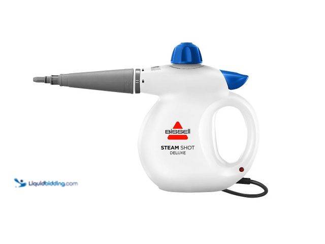 Lot 49-5538782 - Bissell Steam Shot Deluxe handheld steam cleaner, model 39N75 Unused