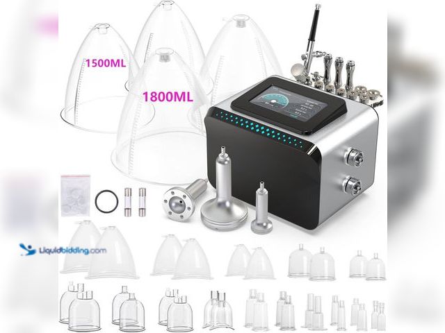 Lot 49-3533943 - MYSWEETY Vacuum Therapy Machine, 3 in 1 Mutilfunction Cupping Therapy Sets, Professional Facial Skin...