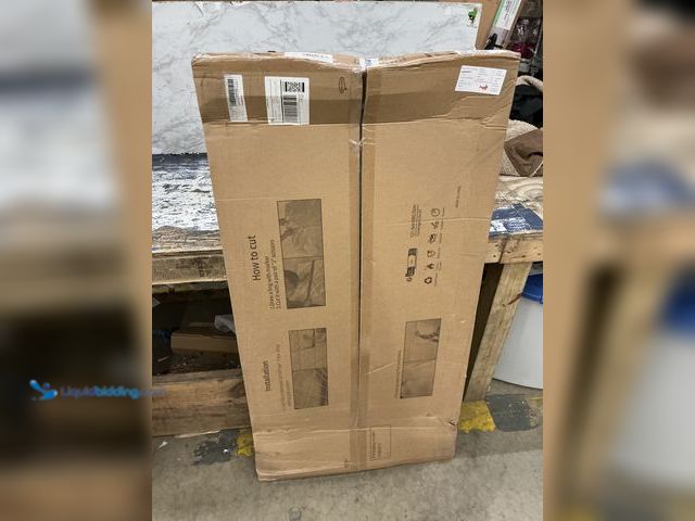 Lot 49-5546106 - WOWSTAR 12-Pack 2x4ft Drop Ceiling Tiles, Waterproof Glue up Ceiling Panels, Modern Style 3D Wall Pa...