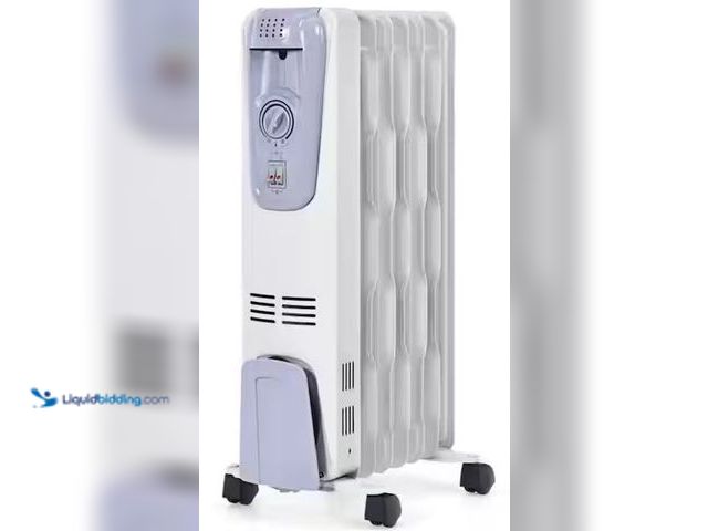 Lot 49-5486828 - Clihome
1500W Electric Oil Filled Radiant Space Heater Portable Mini Quiet Radiator Heater with Adj...