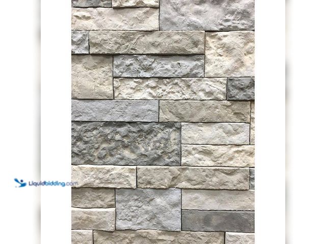 Lot 49-5580857 - Approx 40 sq.ft. AIRSTONE
Spring Creek Gray Cement Standard Primary Wall Tiles. Model # CLSCFIO. 5 ...
