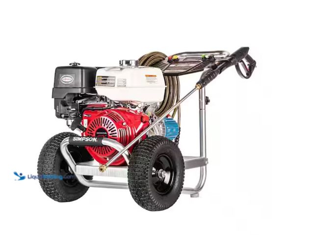 Lot 49-1575482 - SIMPSON 4200 PSI 4.0 GPM Gas Pressure Washer, Honda GX390 Engine, Aluminum Frame, Commercial Cold Wa...