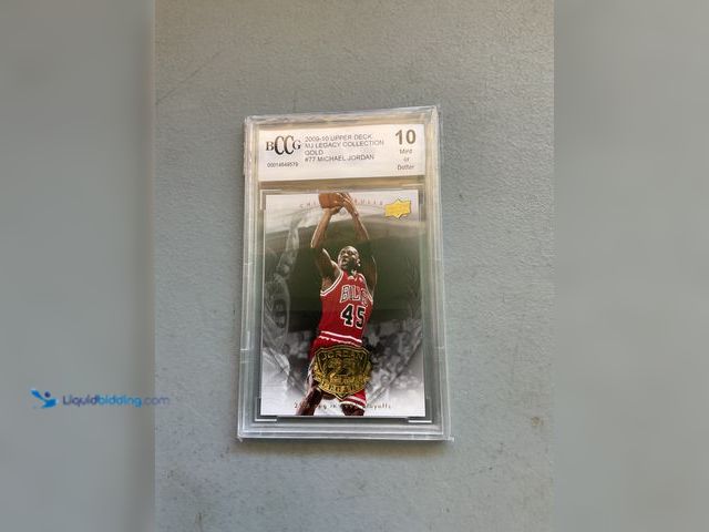 Lot 49-1977910 - Other WOW GRADED CARD! 2009-10 UPPER DECK MJ LEGACY COLLECTION GOLD #77 MICHAEL JORDAN BCCG 10 GEM M...