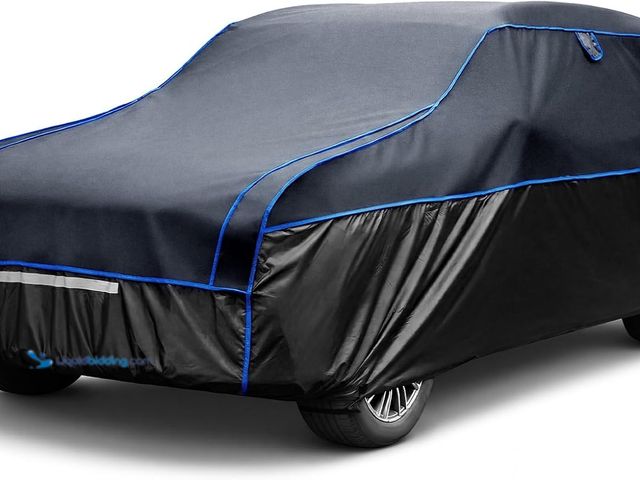 Lot 49-5549967 - JOYTUTUS Hail Protector Car Cover for SUV (192-201 inch), Thick EVA Padded Anti-Hail Cover, Waterpro...