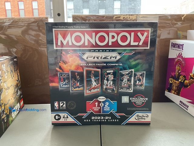 Lot 49-1977221 - Other WOW BRAND NEW FACTORY SEALED MONOPOLY 2023-24 PANINI PRIZM BASKETBALL TRADING CARD BOARDGAME C...