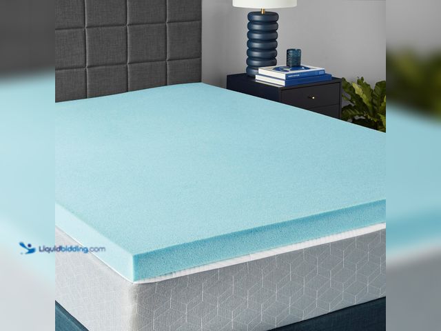 Lot 49-1627096 - StyleWell 3 in. Gel Infused Memory Foam King Mattress Topper Model # THD-MFVT-3K, New, Factory Seale...