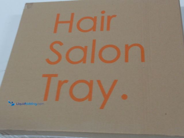 Lot 49-3481722 - Hair Salon Tray Cart On Wheels, Gold, New.  Ref#CRS1126