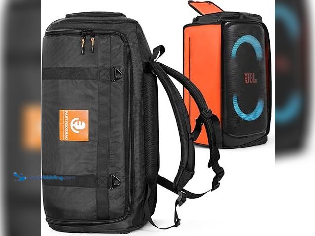 Lot 49-3482682 - OUKNAK Speaker Bag Travel Case Replacement for JBL Party Box Series, Portable Speaker Carry Tote Bag...