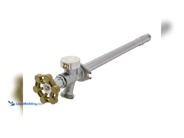Lot 49-5406730 - Everbilt 1/2 in. x 3/4 in. x 10 in. MPT x SWT x MHT Brass Anti-Siphon Frost Free Sillcock Valve with...