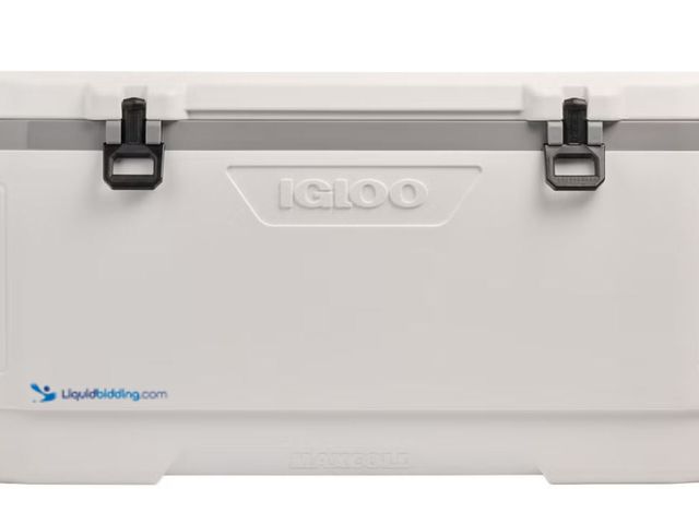 Lot 49-2026176 - Igloo 150-quart XL MaxCold Cooler. Model # 50905. MSRP: $139.99. Slightly used, scuffs & scratches, ...