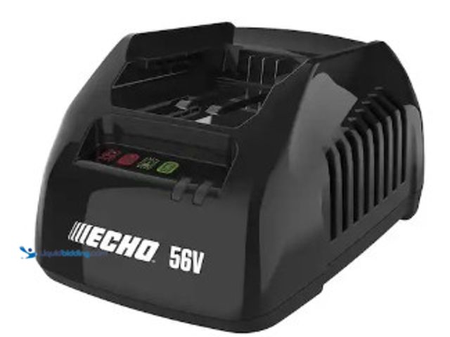 Lot 49-2022922 - ECHO 56V Battery System Standard Charger with On-Board LED Diagnostics and 6 ft. Power Cord with Opt...