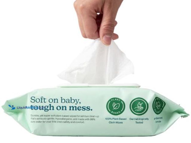 Lot 49-5436266 - Qty 9. EWG-Verified Premium Baby Wipes, 99% Water-Based, Plastic-Free, Ultra-Soft Plant-Based Wipe, ...
