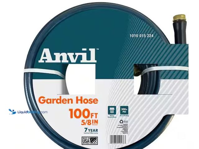 Lot 49-1548710 - Anvil 5/8 in. Dia x 100 ft. Standard Duty Green Garden Hose Model # FHR58100A, Unused  Ref#HDPA116