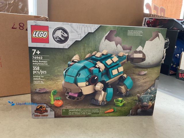 Lot 49-5515582 - Other NEW LEGO JURASSIC WORLD CHAOS THEORY BABY BUMPY: ANKYLOSAURUS 76962 358 PCS