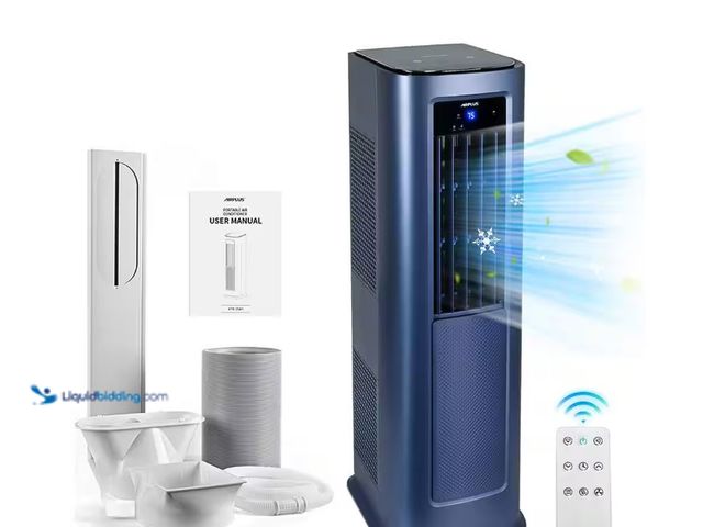 Lot 49-1523779 - Edendirect 9,000 (DOE) BTU Portable Air Conditioner Cools 900 sq.ft. with Heat, Dehumidifier, AC uni...