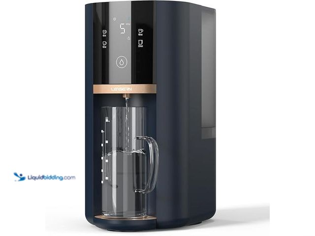 Lot 49-3600176 - Countertop Reverse Osmosis Water Filter System, 5-Stage RO Filtration with UV, 4:1 Pure to Drain, In...