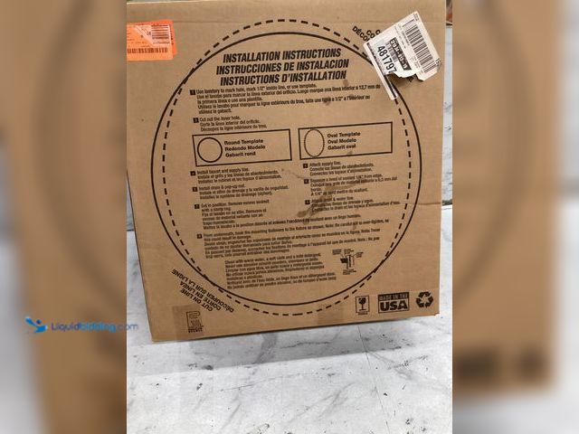 Lot 49-5555260 - Bootz Industries
Laurel Round Drop-In Bathroom Sink in White, Unused with scuffs