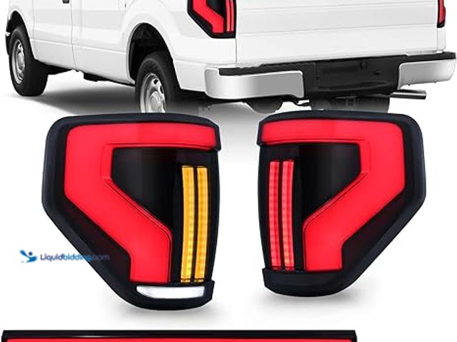 Lot 49-3482668 - XGWZ LED Tail Lights Compatible for 2009-2014 Ford F150 Pickup Taillight Assembly with Tailgate Ligh...