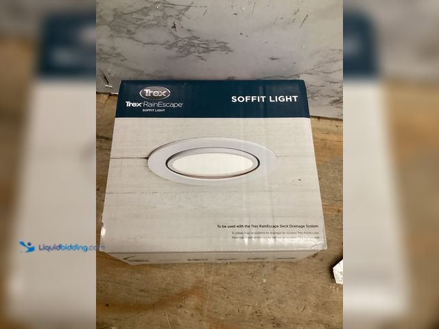 Lot 49-5411597 - Trex RainEscape Soffit Light - White. Unused